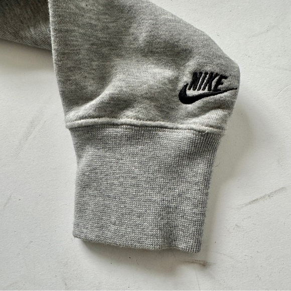Nike Cutout Grey Crew Sweatshirt - Picture 9 of 12